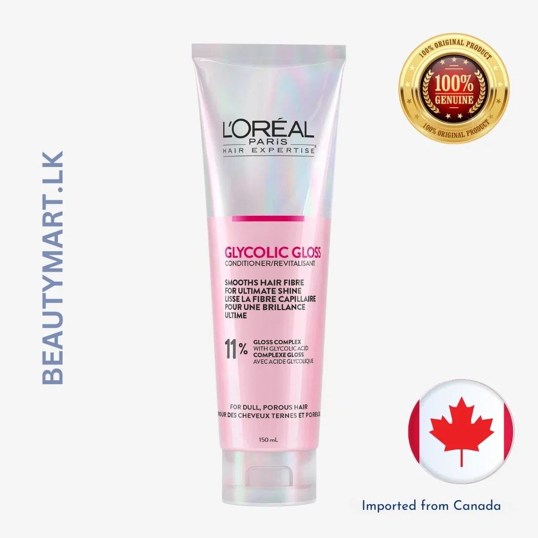 L'Oreal Paris Hair expertise Glycolic Gloss Shine Conditioner 150ml